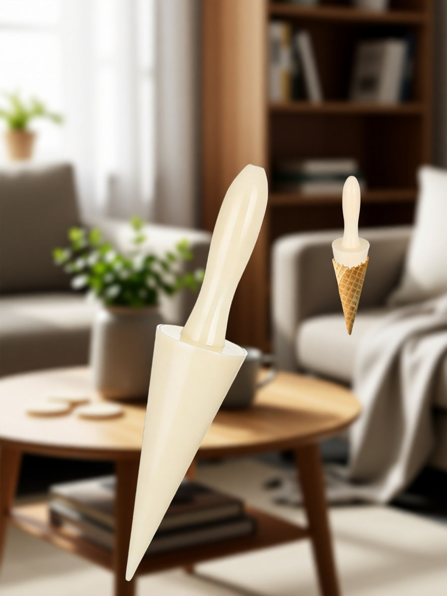 Waffle Cone Maker - Molde Reutilizável para Modelar Casquinhas de