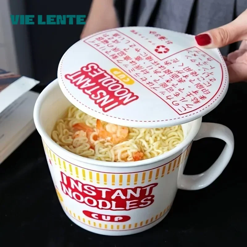 Dim Sum Basket - Tigela de cerâmica para macarrão instantâneo,