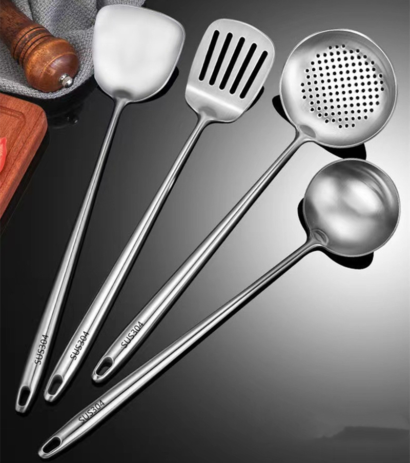 Okonomiyaki Spatula - Conjunto de Espátulas Anti-Queimadura em Aço