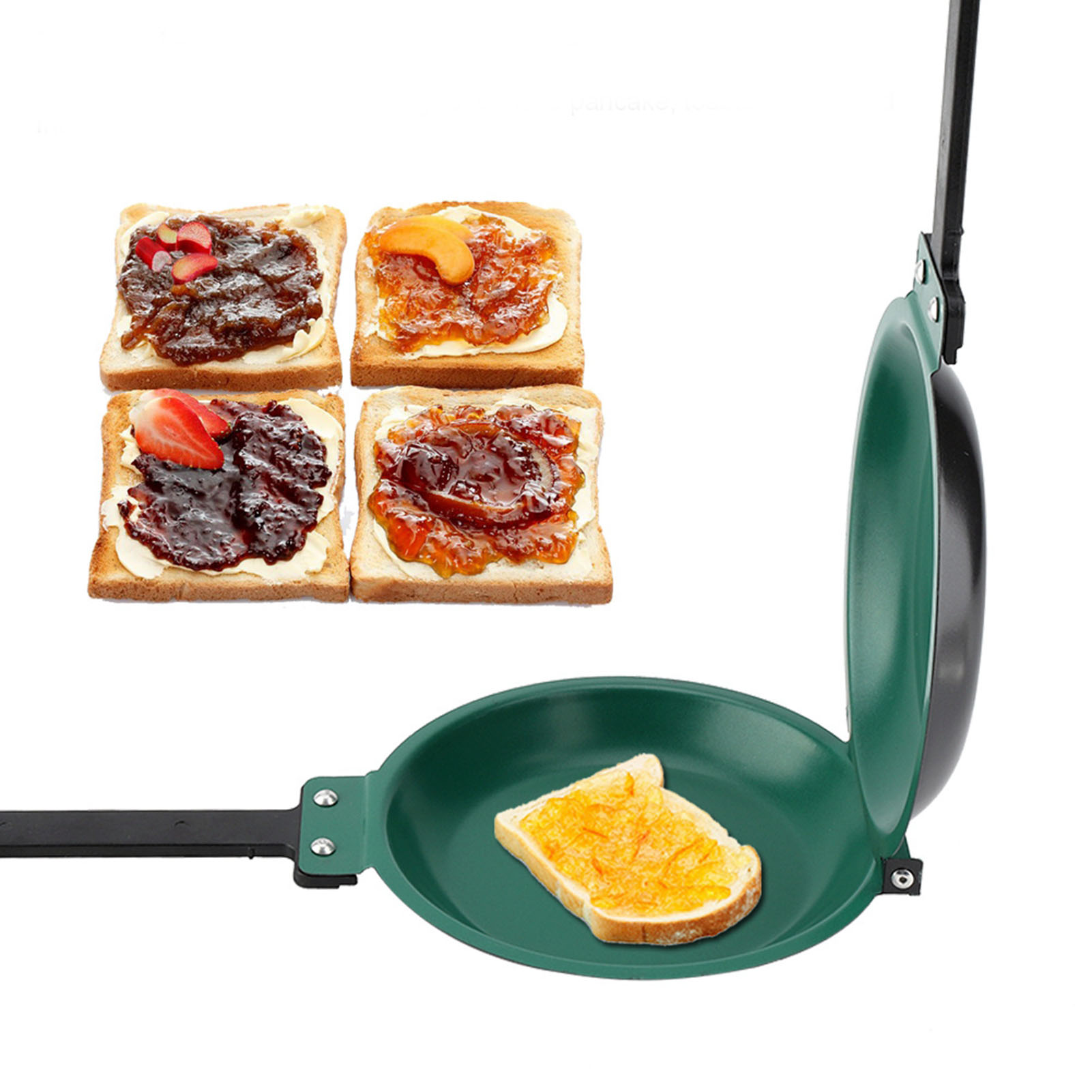 Mini Pancake Griddle - Dupla face titânio revestimento de aço