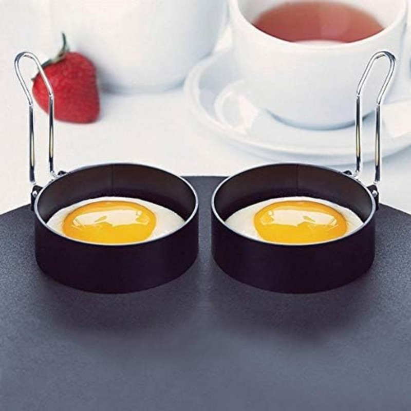 Molde de anel de ovo, panela a - Mini Pancake Griddle avaliação e preço