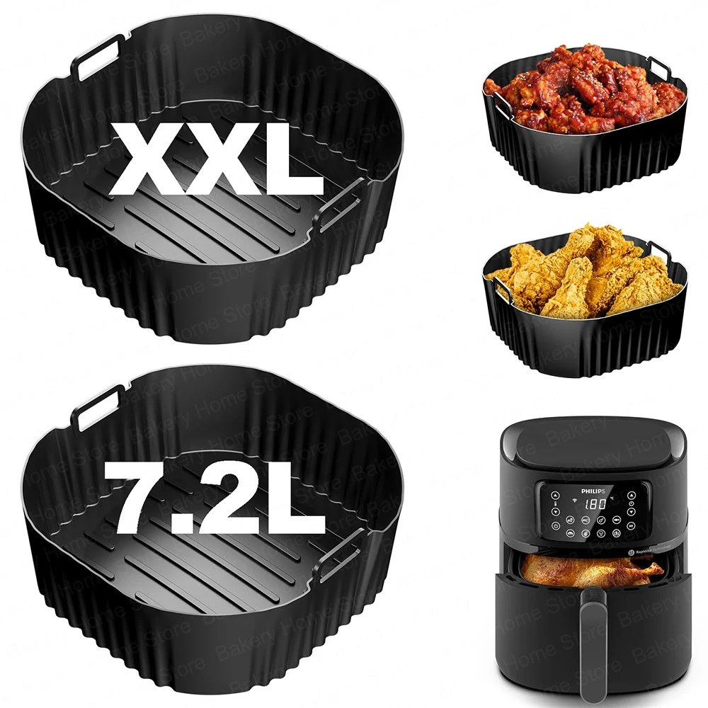 Forma de Silicone para Air Fry - Philips Air Fryer Airfryer Xxl avaliação e preço