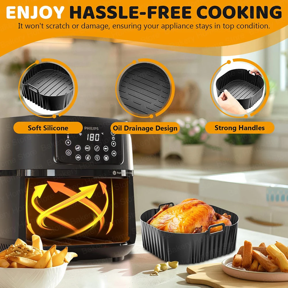 Forma de Silicone para Air Fry - Philips Air Fryer Airfryer Xxl avaliação e preço