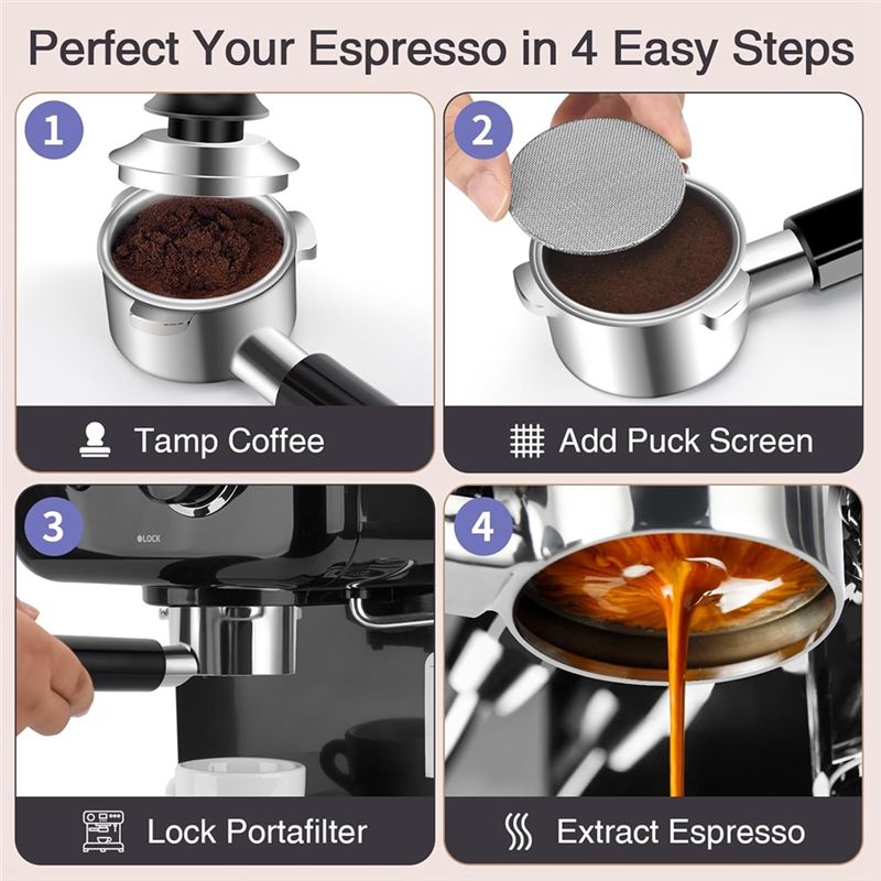 Portafilter sem fundo ABUN de  - Breville Espresso Barista Express avaliação e preço