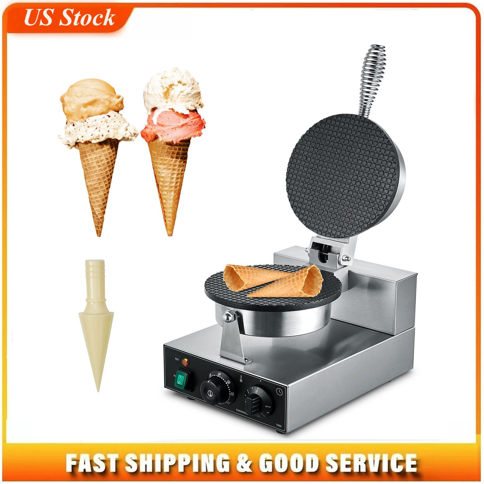 Máquina Elétrica de Fazer Casq - Waffle Cone Maker avaliação e preço